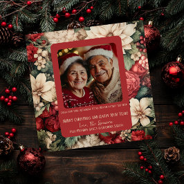 Festiva Floral y fabuloso: La tarjeta de vacaciones que te