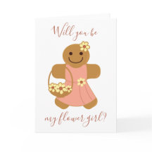 Flower Girl Gingbread | Tarjeta