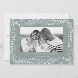 Festiva Follaje Festivo | Tarjeta de Foto de Vacaciones Fr