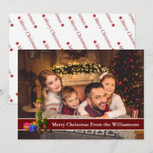 Foto de tarjeta completa y Elf con banda de texto 