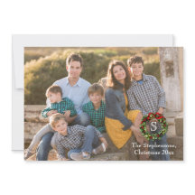 Foto por encima de la tarjeta fotográfica Monogram