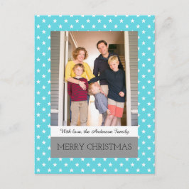 Festiva Foto postal de la festividad de las estrellas Aqua