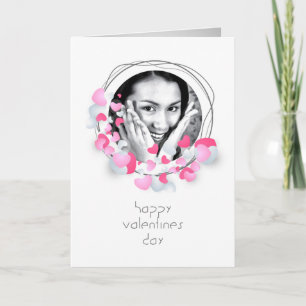Festiva Foto subida Tarjeta Feliz Día de San Valentín