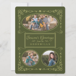 Festiva Fotos y tarjeta de nombre del Personalizado de sal