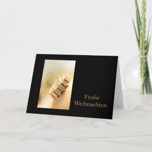 Festiva Frohe Weihnachten - Tarjeta de Navidades alemanes