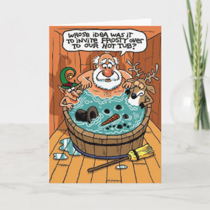 Festiva Frosty - Tarjeta de felicitación