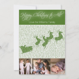 Festiva "Fue la noche anterior a los Navidades" Tarjeta fo