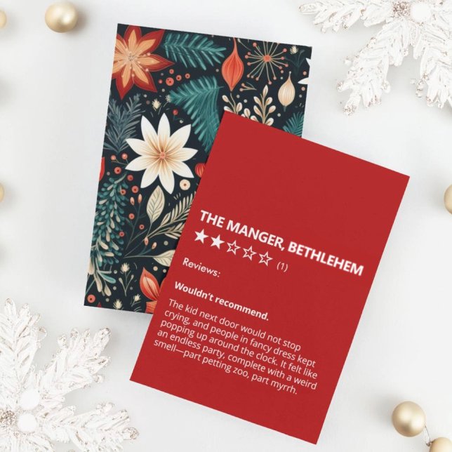 Festiva Funny La Tarjeta De Navidades Del Manger Bethlehem (Subido por el creador)