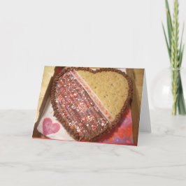 Festiva Galleta dos de la tarjeta del día de San Valentín