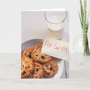 Festiva Galletas y tarjeta de la leche