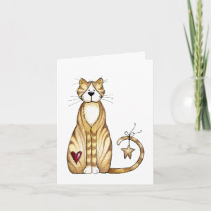 Festiva Gato - Tarjeta de San Valentín