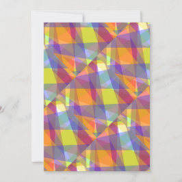 Festiva Geométrico ligero - Tarjeta de felicitación