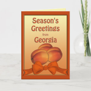 Festiva Georgia Peaches, tarjeta de felicitación