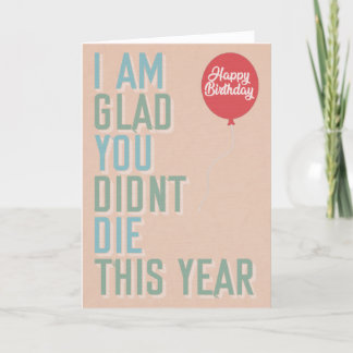 Festiva Glad - tarjeta de cumpleaños divertida