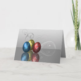 Festiva Glamour Eggs de Pascua - Tarjeta de felicitación