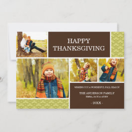 FESTIVA GOBBLE GOBBLE | TARJETA DE FOTOGRAFÍA DE GRACIAS