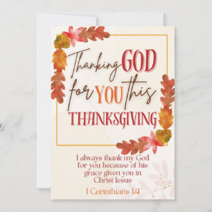 Festiva Gracias a Dios por ti, tarjeta de felicitación de