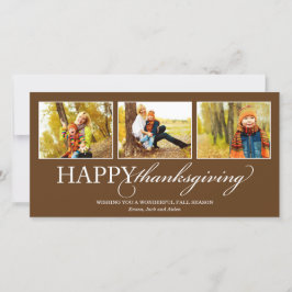 FESTIVA GRACIAS AL COLAGE | TARJETA DE FOTOGRAFÍA DE VACAC