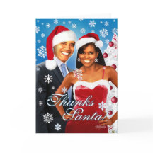 Gracias, Santa! Tarjeta de Felicitación