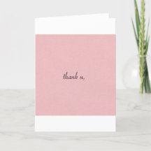"gracias, siguiente" Tarjeta de agradecimiento