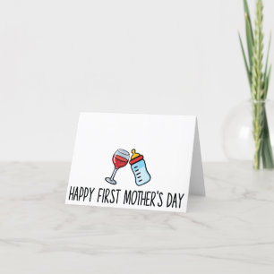 Festiva Graciosa primera tarjeta del día de la madre - fel