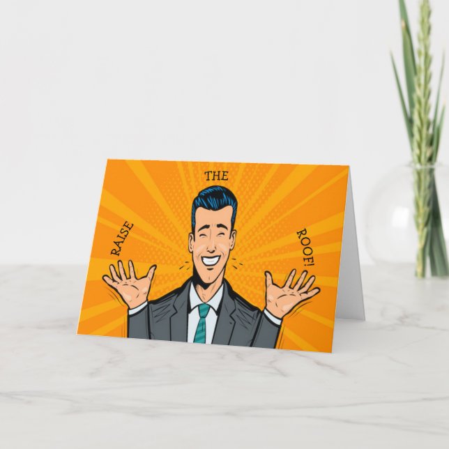 Festiva Graciosa tarjeta de cumpleaños divertida para Fies (Anverso)