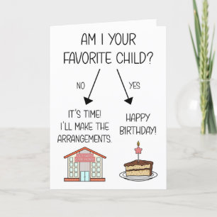 Festiva Graciosa tarjeta de cumpleaños infantil favorita p