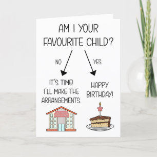Festiva Graciosa tarjeta de cumpleaños infantil favorita p