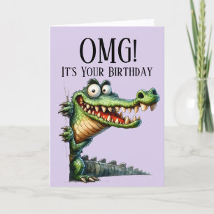 Festiva Graciosa tarjeta de cumpleaños para el tema del co