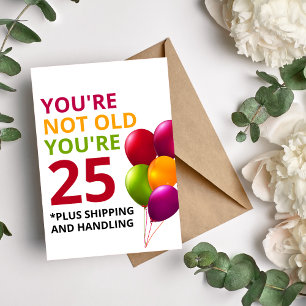 Festiva Graciosa tarjeta de cumpleaños para mayores