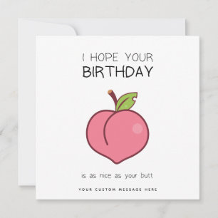 Festiva Graciosa tarjeta de cumpleaños personalizada con t