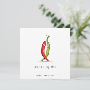 Festiva Graciosa tarjeta de Día de San Valentín para parej