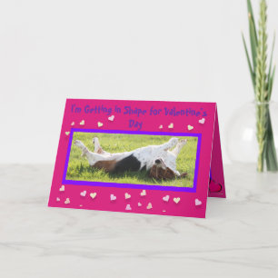 Festiva Graciosa tarjeta de El día de San Valentín de ejer