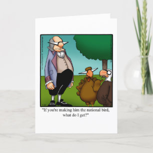 Festiva Graciosa tarjeta de felicitación feliz de Acción d