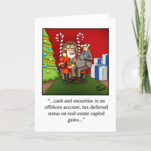 Festiva Graciosa tarjeta de felicitación navideña para Nav