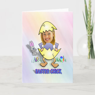 Festiva Graciosa tarjeta de Pascua: Chick de Pascua Comple