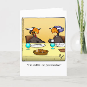 Festiva Graciosa tarjeta de saludo de humor para el día de