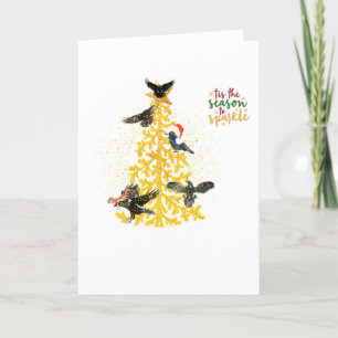 Festiva Graciosa tarjeta de saludo de los Navidades de Rav