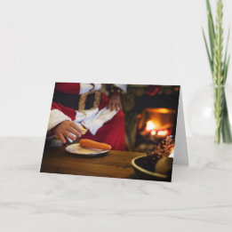 Festiva Graciosa tarjeta de saludo para Navidades Vegan