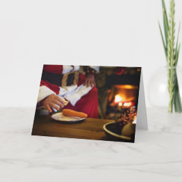 Festiva Graciosa tarjeta de saludo para Navidades Vegan