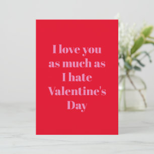 Festiva Graciosa tarjeta de San Valentín que te amo