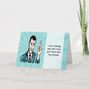 Festiva Graciosa tarjeta de San Valentín retro con Persona