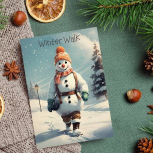 Festiva Graciosa tarjeta de vacaciones para Navidades de l