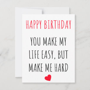 Festiva Graciosa y sucia tarjeta de cumpleaños feliz para