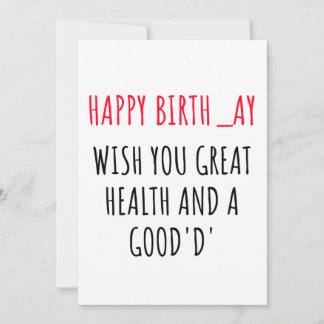 Festiva Graciosa y traviesa tarjeta de cumpleaños feliz pa