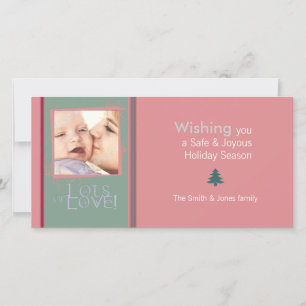 Festiva Gran cantidad de deseos de amor Tarjeta fotográfic