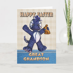 Festiva Gran - tarjeta de pascua del nieto - dragón