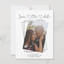 Festiva Guardar la tarjeta de Boda de fotografía de la tip