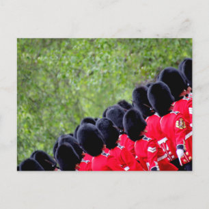 Festiva Guardián británico en la postal de Londres