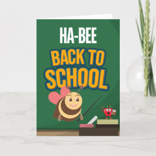 Festiva HA-BEE DE VUELTA A LA Tarjeta ESCOLAR